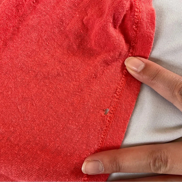 J. Jill Love Linen Cardigan Sweater Heathered Open‎ Front - Picture 3 of 6